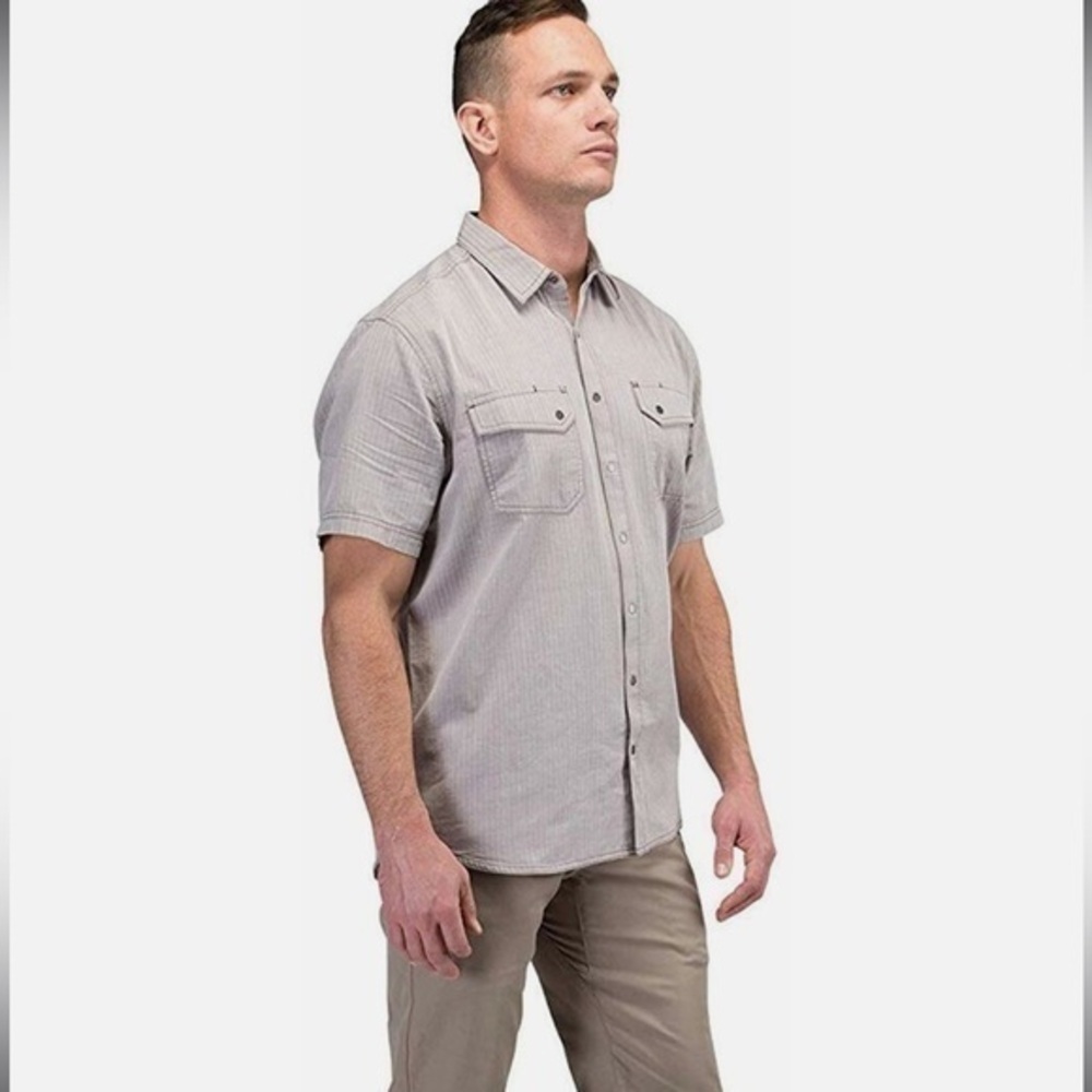 5.11 Tactical Men's Herringbone Short-Sleeve Shirt Button-Up